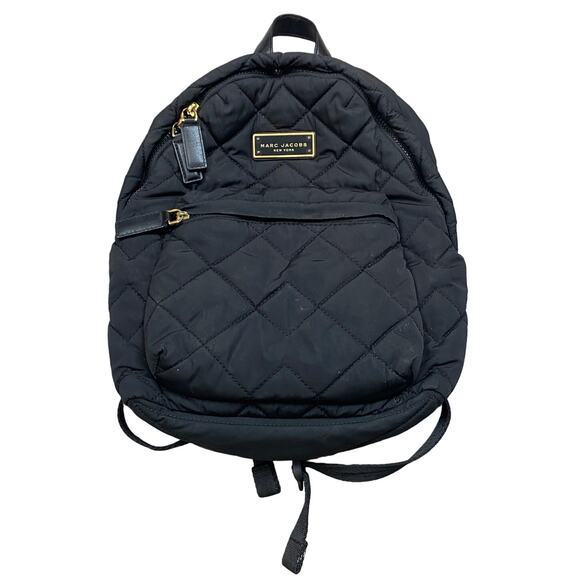 Marc Jacobs Quilted Backpack Daypack Purse Preppy - Picture 1 of 11